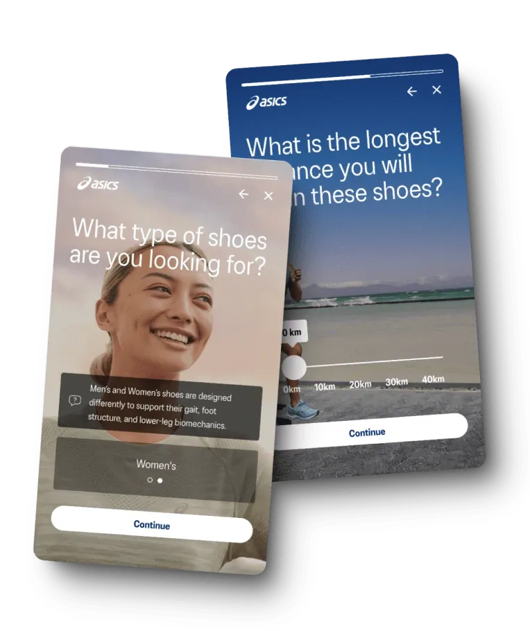 ASICS shoe finder