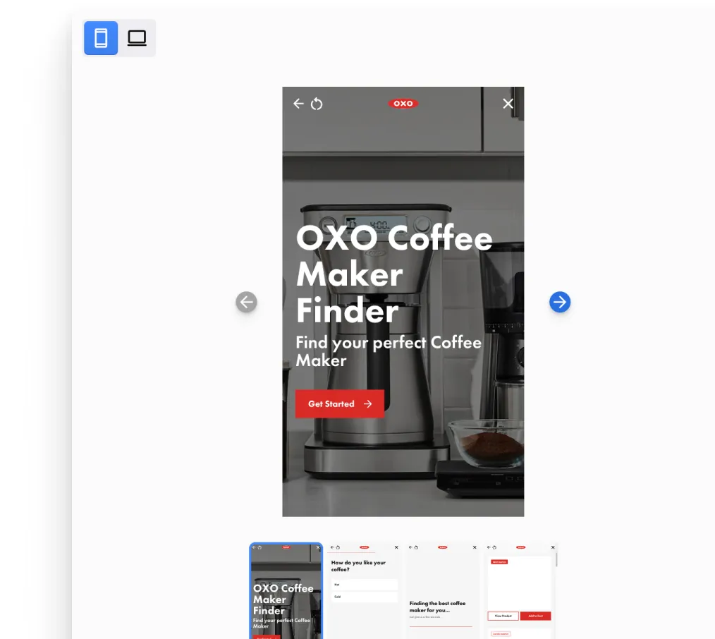 Mobile friendly design