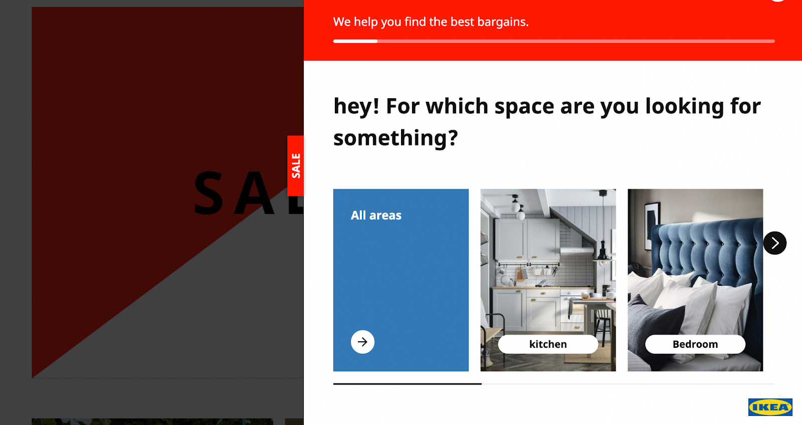 product discovery eCommerce ikea