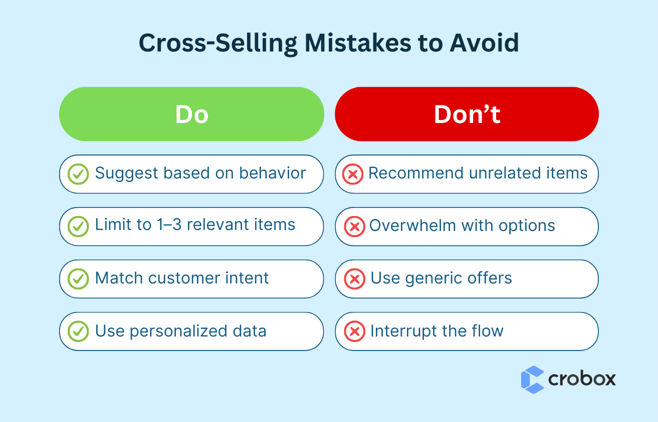 cross selling mistakes to avoid