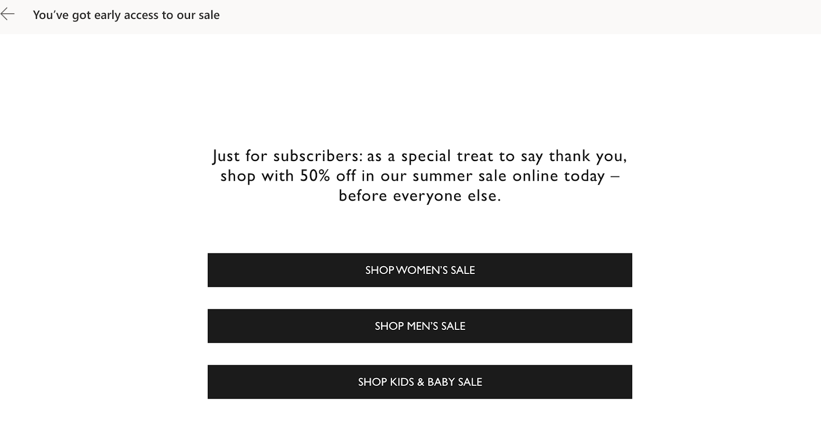 product discovery eCommerce checkout