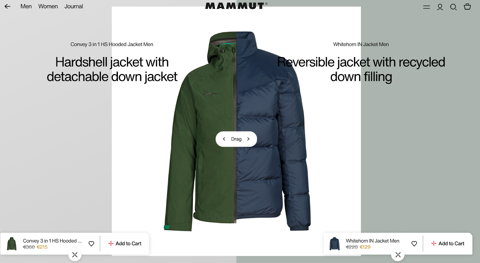 product discovery eCommerce product comparison